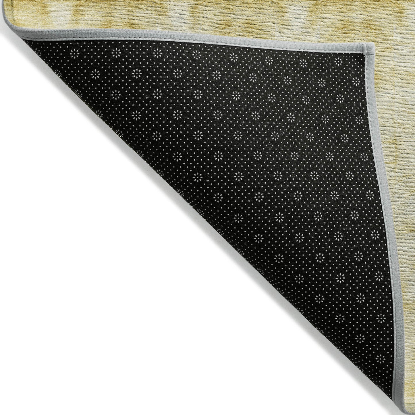 8' X 10' Wheat And Gold Geometric Washable Indoor Outdoor Area Rug-3