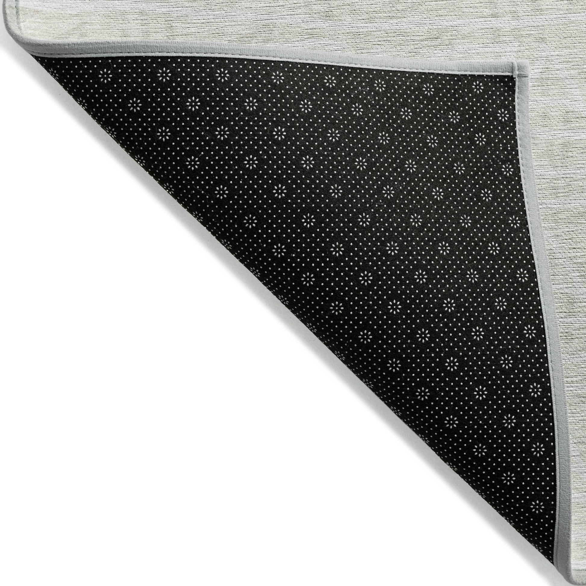 3' X 5' Ivory And Beige Geometric Washable Indoor Outdoor Area Rug-2